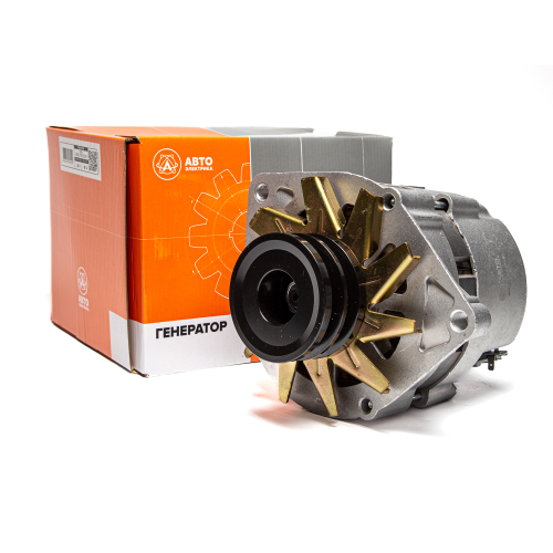 Генератор, МАЗ, ЛАЗ, ПАЗ, ВОЛЖАНИН, дв. ЯМЗ, 28 В, 80 А, 2-ручьевой (ан. 3112.3771)