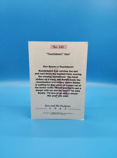 Аксессуар винтажная карточка Барби 90х 031009