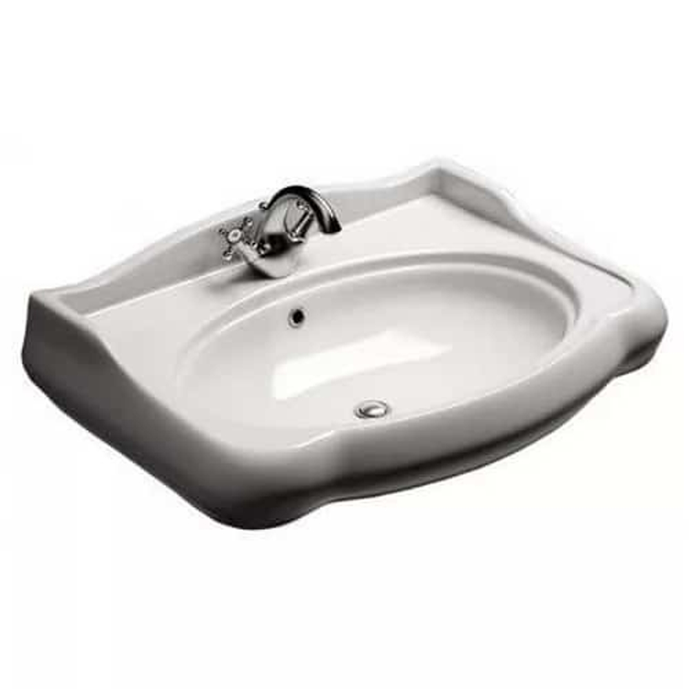 Тумба Лоренцо 80, цвет белый без патины (рак.Лоренцо 80)