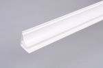 Плинтус потолочный, для панелей ПВХ, 3 м, ПВХ, белый, 12584
