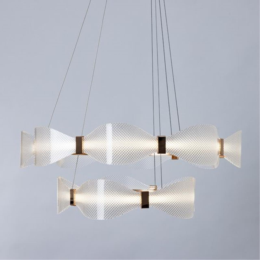 Подвесная светодиодная люстра Arte Lamp GRACE A1868SP-2PB