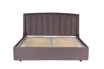Кровать Odry c подъем.меx. велюр лилово-серый Vel19 206x220x120 Garda Decor