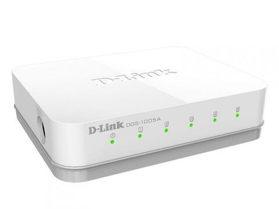 D-Link DGS-1005A/D1A неуправляемый 5x10/100/1000BASE-T