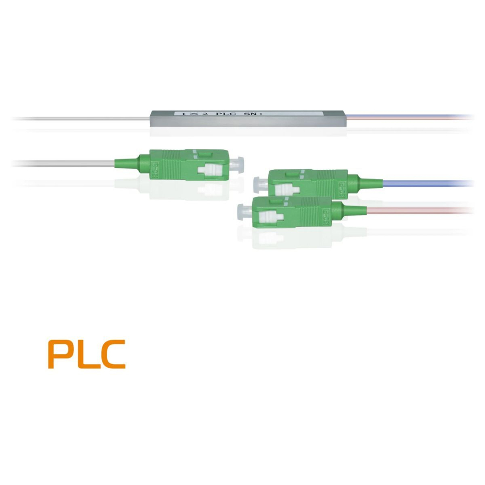 Делитель оптический планарный PLC-M-1x2, бескорпусный, разъемы SC/APC
