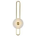 Настенный светильник Belfast Ravenhill 2276 28W 60 BR MB Латунь / Камень