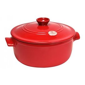 Кастрюля керамическая Emile Henry гранат 28,5см 5,3л