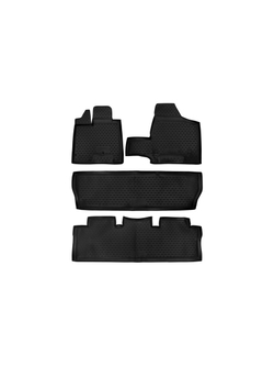 Коврики в салон для TOYOTA Sienna (II, IIр) 2003-2010, 4 шт. (Повышенная устойчивость, повышенная износостойкость) FORMAT.48.48.210K