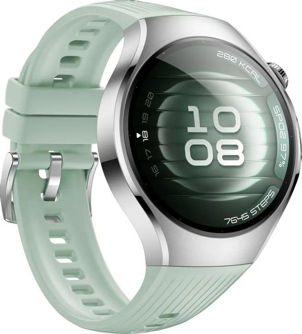Смарт-часы Huawei Watch 5 Soc-L19F,  42мм,  1.38",  с SIM,  зеленый/серебристый