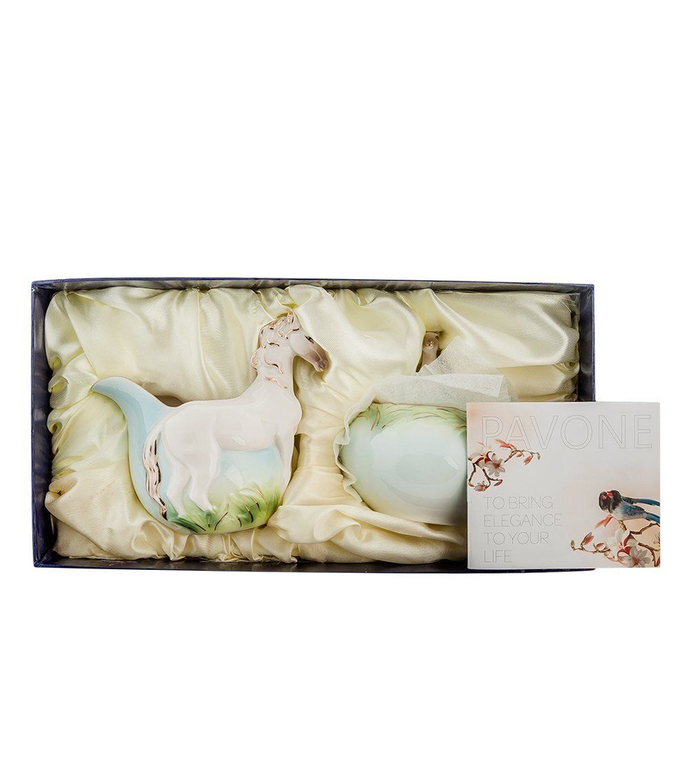 Pavone FM-75/ 2 Набор сахарница и молочник «Лошадь»