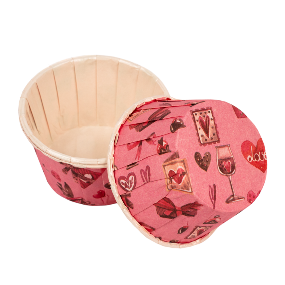 Формы бумажные с ламинацией «Маффин» 50х40 мм (Кокетка) 100 шт