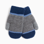Варежки детские, цвет синий/тёмно-серый, р. 16/ 9147160 Rossini