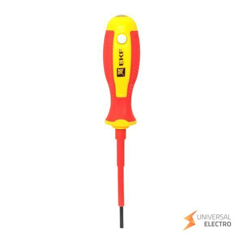 Отвертка Expert SL3x75 мм 1000В EKF