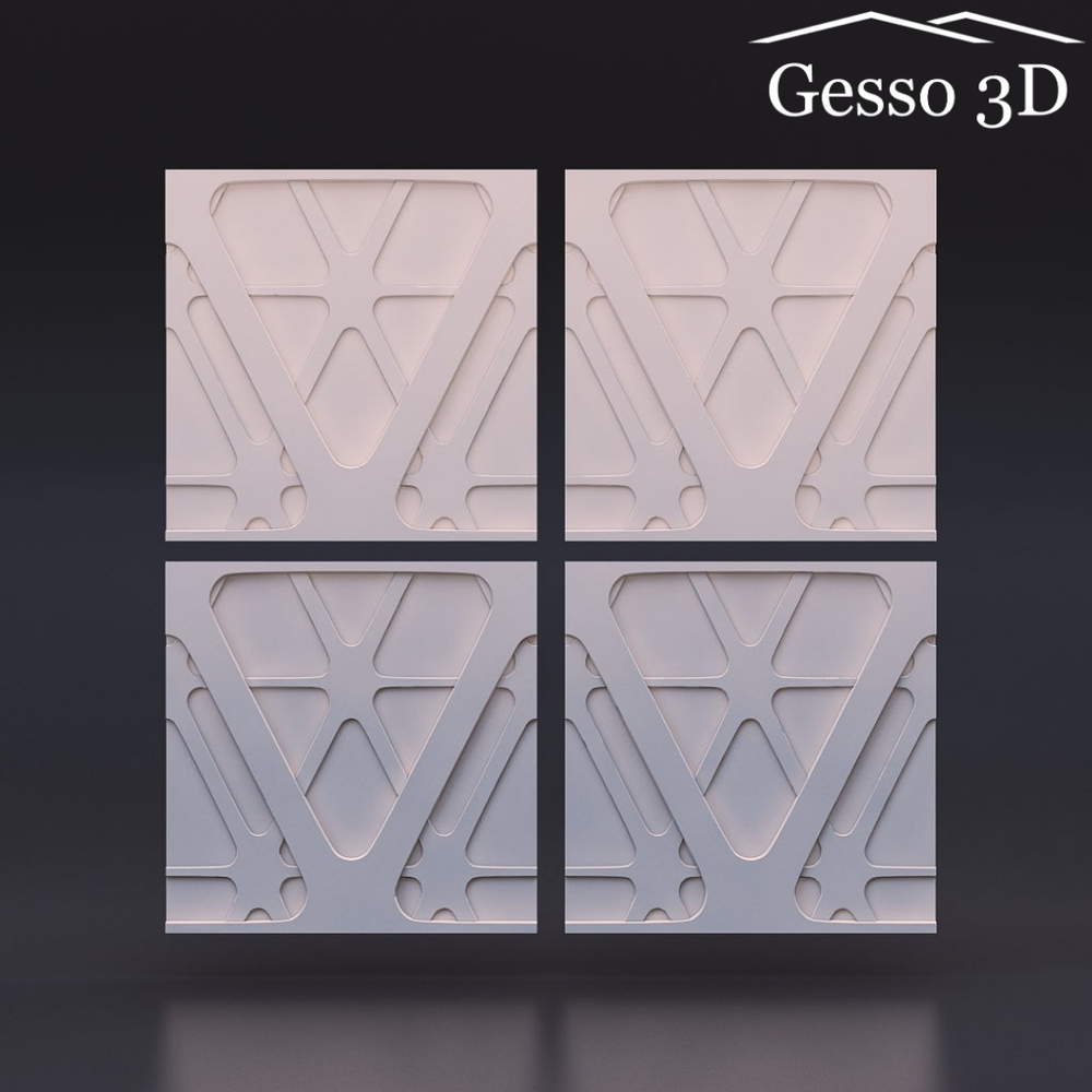 Гипсовая 3D панель Мономир