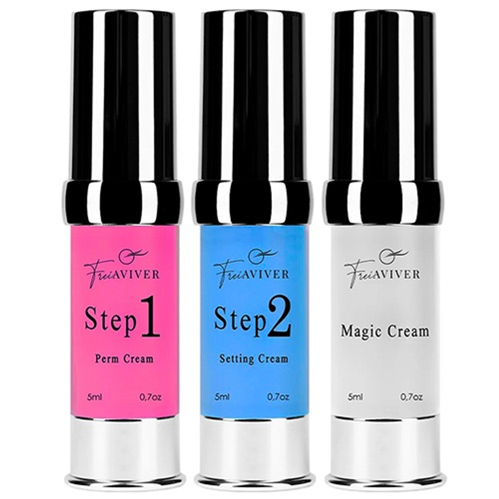 Составы для ламинирования ресниц и бровей FreiAVIVER