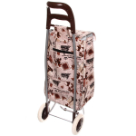 Тележка хозяйственная с сумкой (95*30*33см, колеса 16см,грузоподъемность до 30 кг) газета DC-307EZ