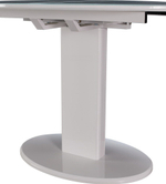 Стол B2396 белый (овальный)