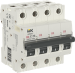 ARMAT Автоматический выключатель M06N 4P C 25А IEK