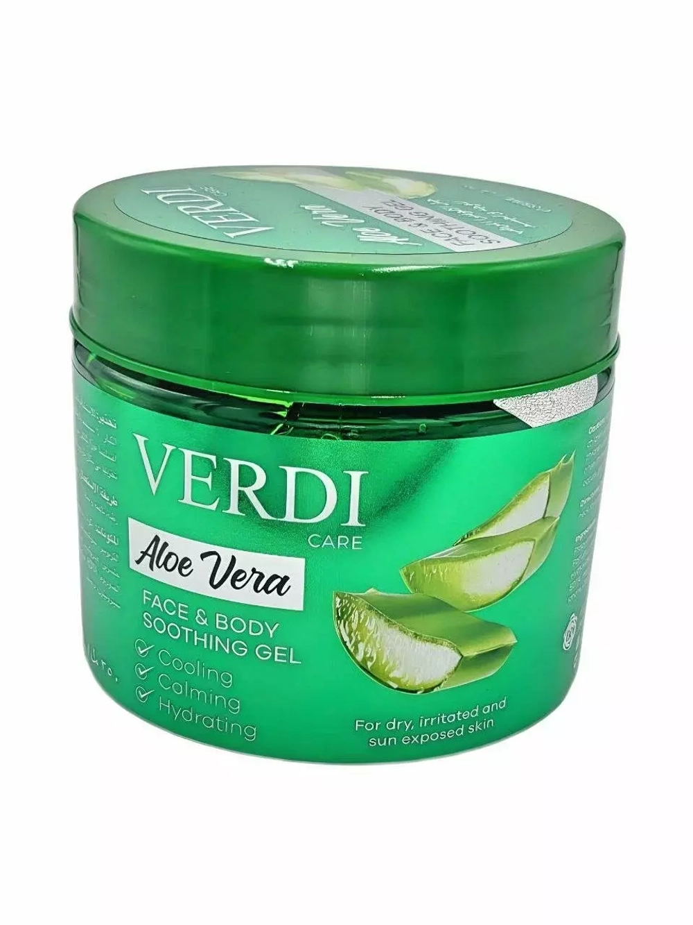 VERDI ГЕЛЬ Д/ЛИЦА И ТЕЛА УСПОКАИВАЮЩИЙ/ALOE VERA,350мл*36