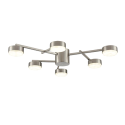 8115/6C COMFI LN26 248 никель, металл Люстра потолочная LED GX53 6*7W 220V DABRA