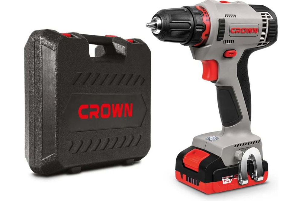 Аккумуляторная дрель-шуруповерт CROWN CT21081H-2 BMC