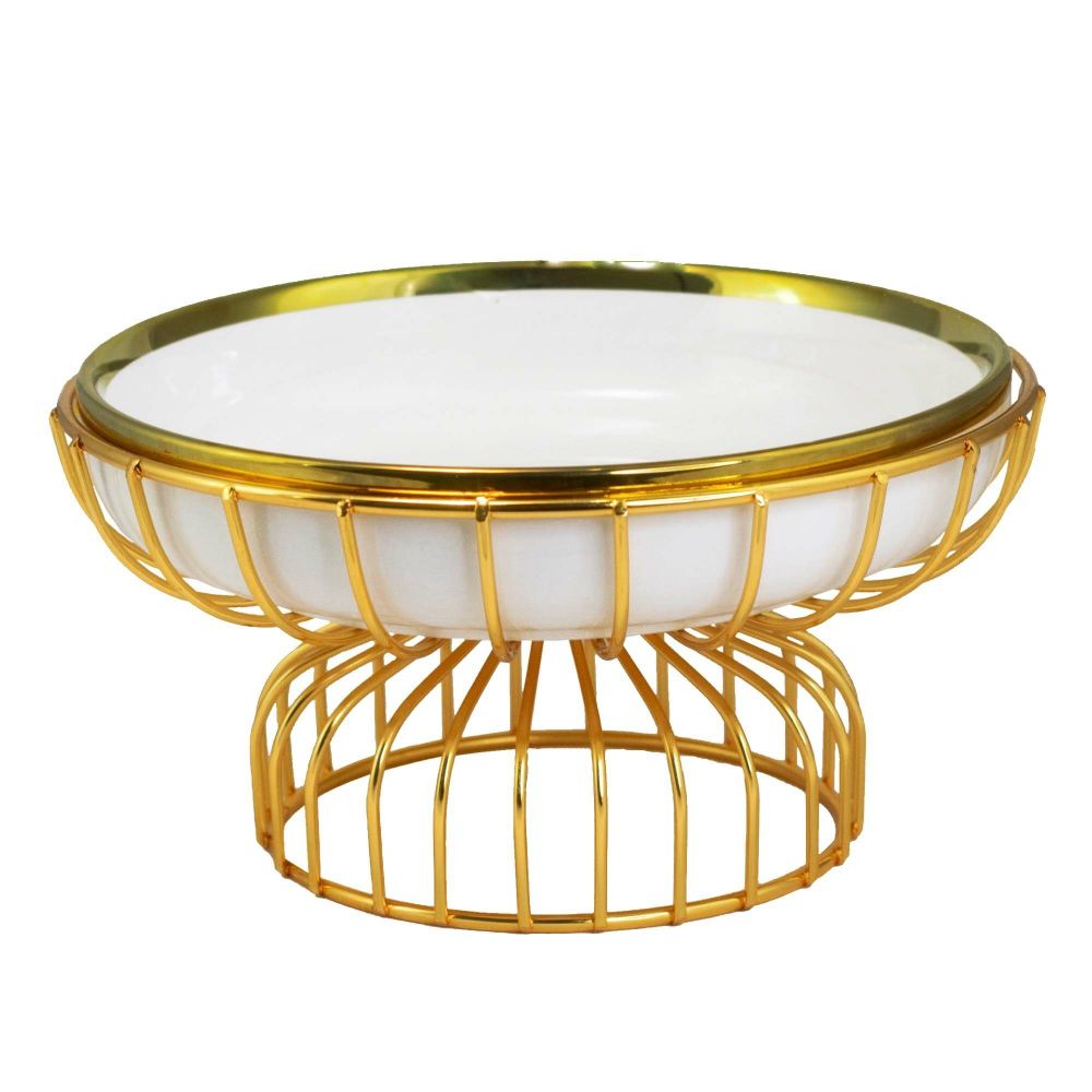 Lenardi 106-250 Блюдо 23х16см MULTICOLOR на подставке в под.уп.(х8)Фарфор