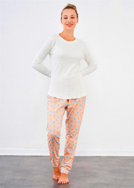 RELAX MODE / Пижама женская со штанами домашний костюм - 10656