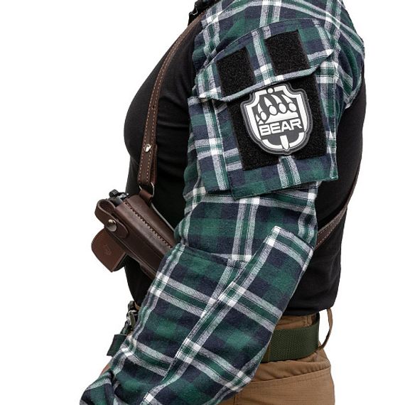 Кобура оперативная к ПМ с з/о на кобуре коричневая (HS-ОК-24к) Helios