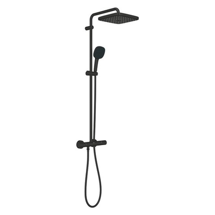 Душевая система GROHE Tempesta Cosmopolitan 250 CUBE, черный матовый (266892431)
