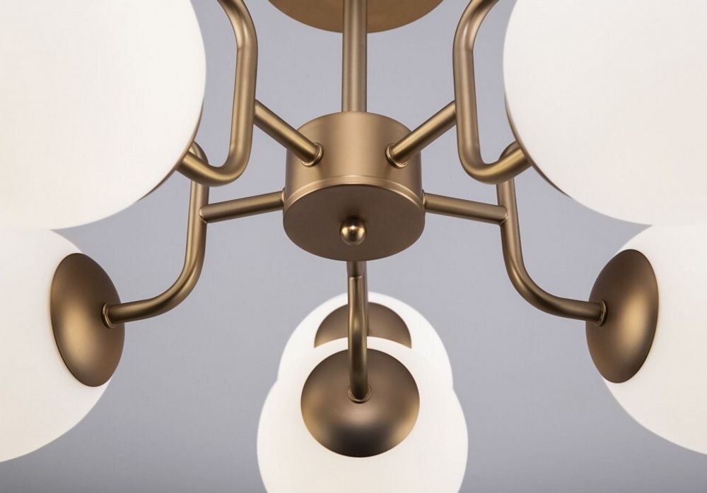 Люстра на штанге Maytoni Erich MOD221PL-10G