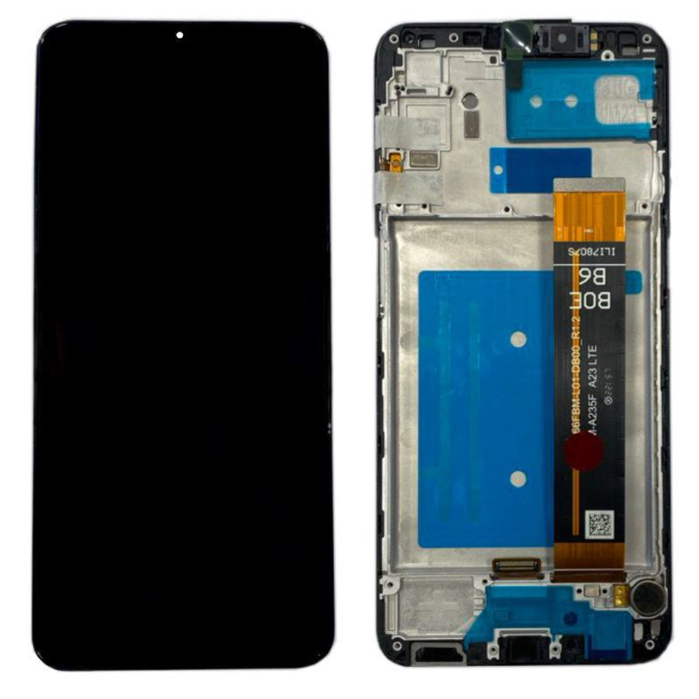 Дисплей для Samsung Galaxy A23 (A235F) с рамкой Черный - OR X-Lux