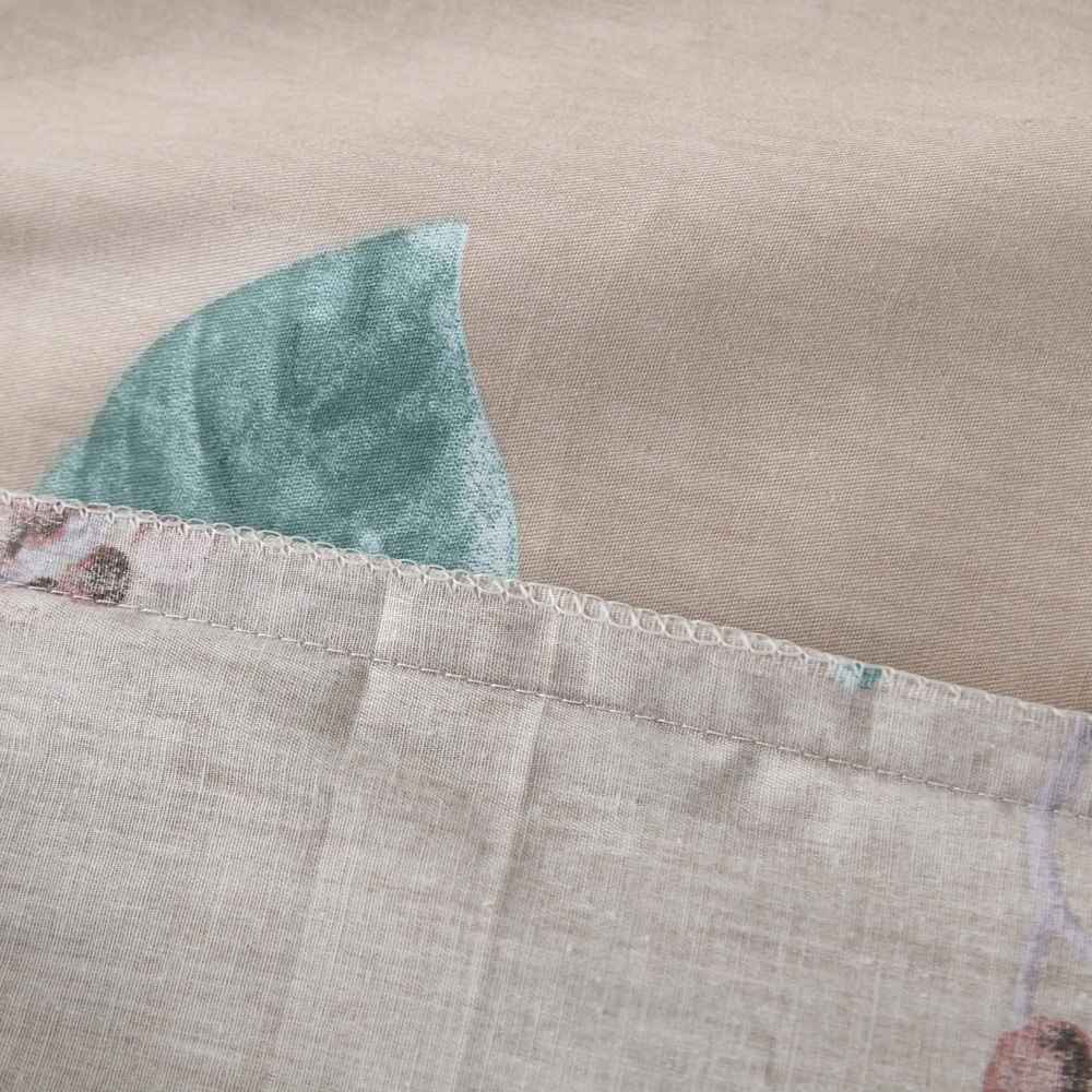 Комплект постельного белья Делюкс Сатин 100% хлопок на резинке LR501