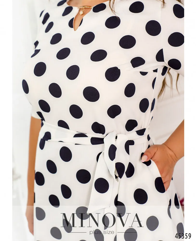 Платье 19-14-Белый Minova