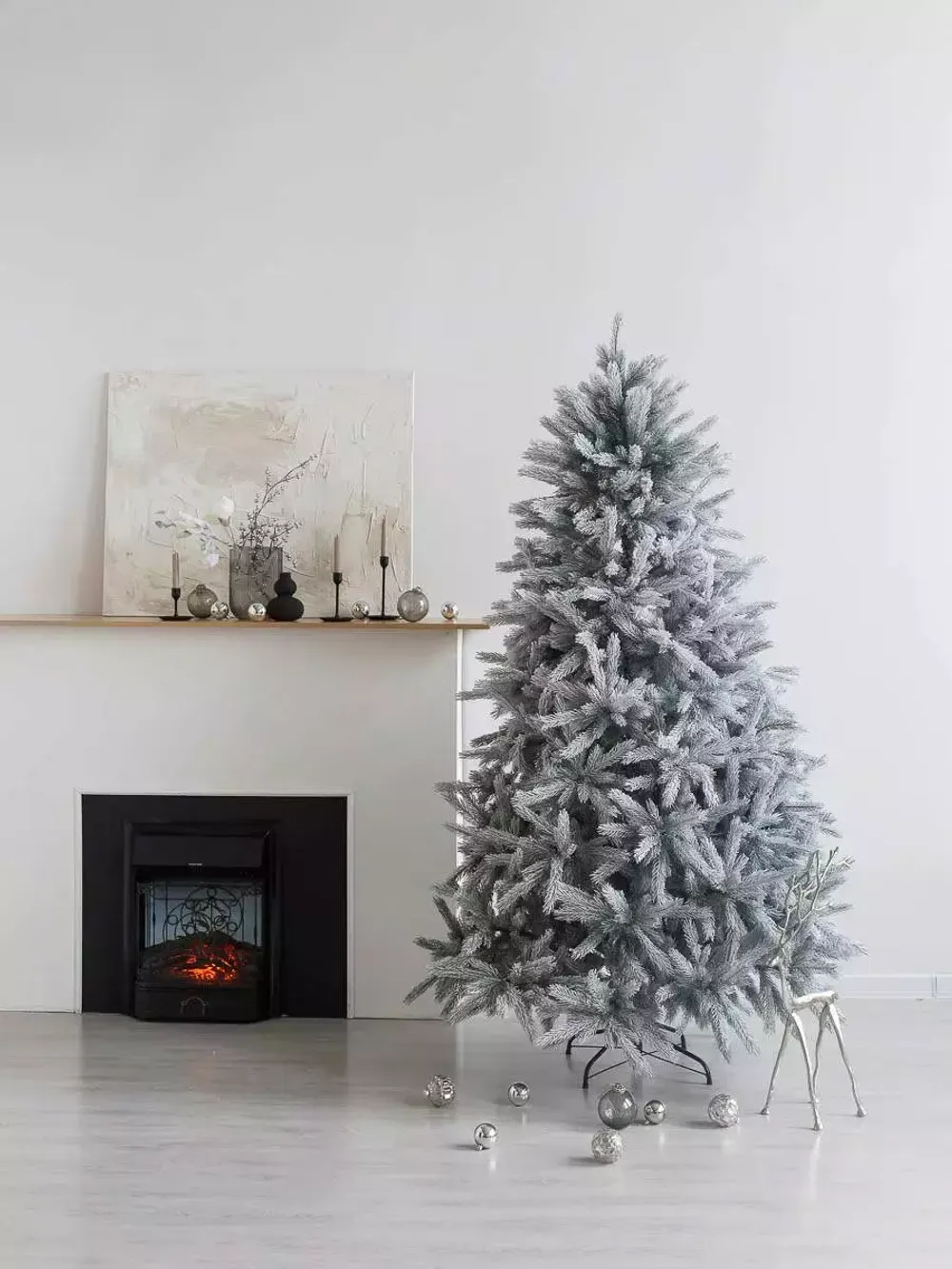 Заснеженная елка «Арктико» (Литая хвоя) от 1.5 до 2.1 м