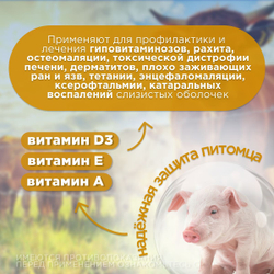 Витаминный препарат для инъекций для профилактики и лечения гиповитаминозов, рахита остемаляции АВЗ ВИТТРИ для собак, кошек и сельхоз животных, 100 мл