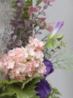 Настенная композиция с цветами в раме 51*25 см