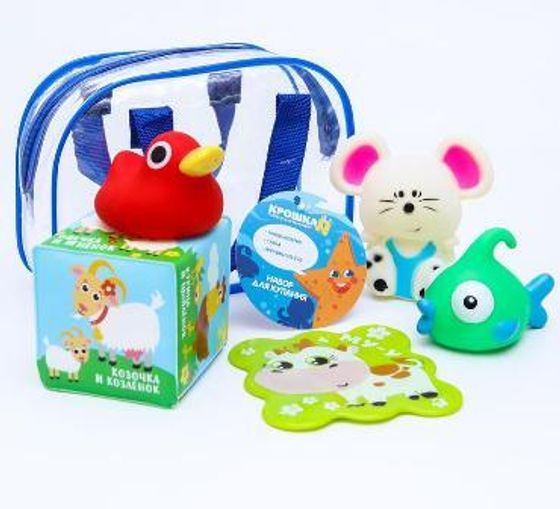 Набор игрушек для купания в сумке.Микс 5133332