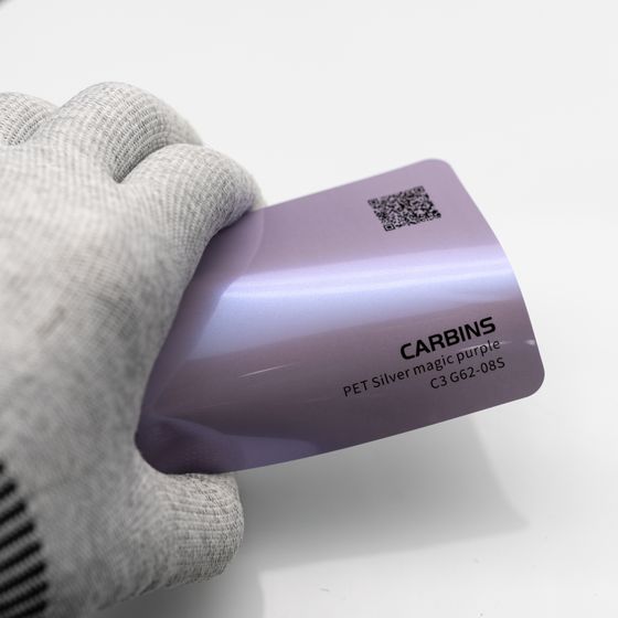 Веер образцов виниловой цветной пленки Carbins