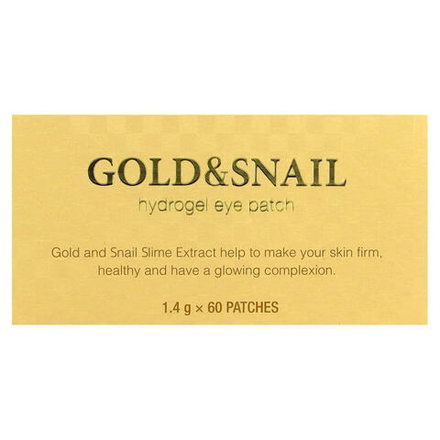 Gold & Snail Hydrogel Eye Patch, 60 Patches