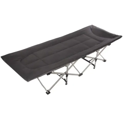 Раскладушка кемпинговая складная 188*66*41 см, черный