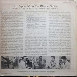 Art Pepper / Art Pepper Meets The Rhythm Section (LP)