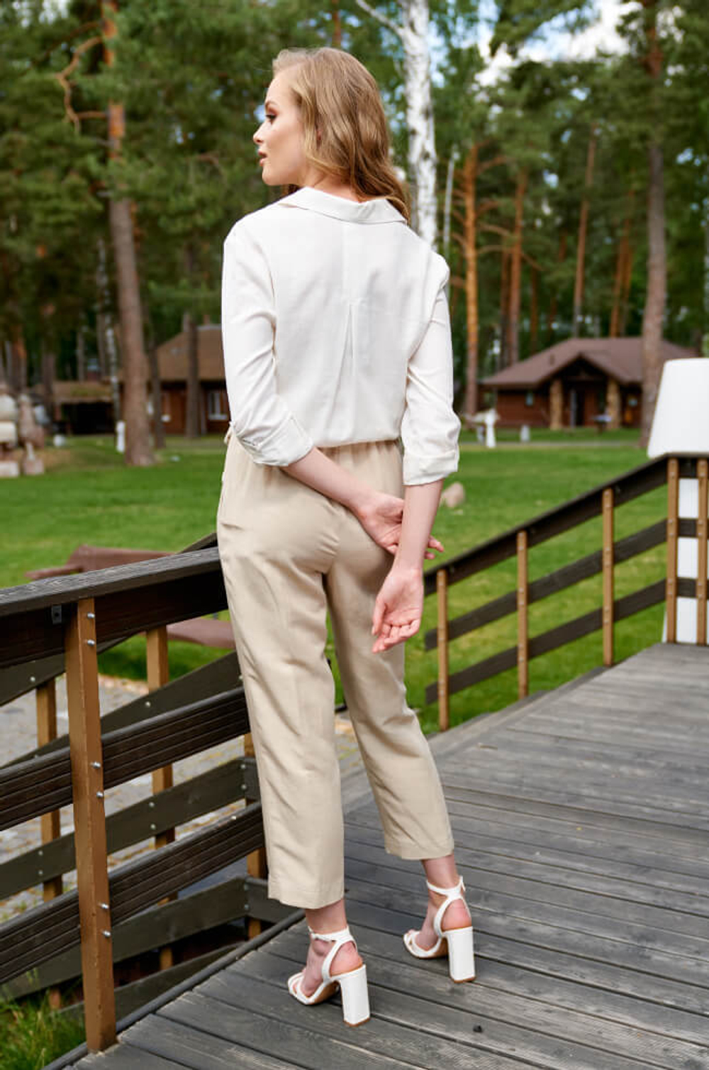 22167 Блузка женская (белый)