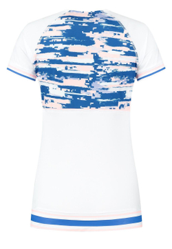Женская теннисная футболка K-Swiss Tac Hypercourt Round Neck Top - белый