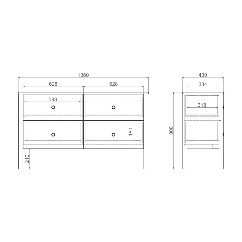 Комод BERGEN BG032