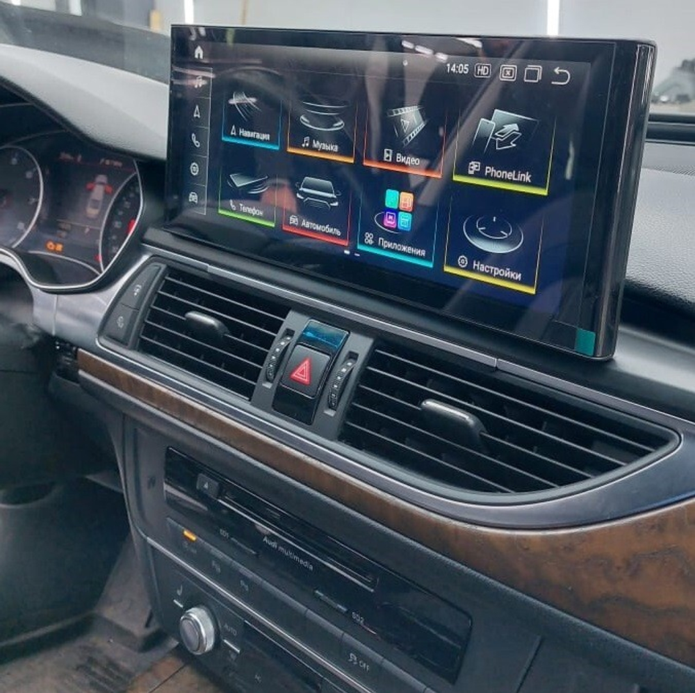 Магнитола Audi A6/A7 2016-2018 (взамен 8") - Radiola RDL-8506-16 монитор 12.3" на Android 13, 8Гб+128Гб, CarPlay, 4G SIM-слот