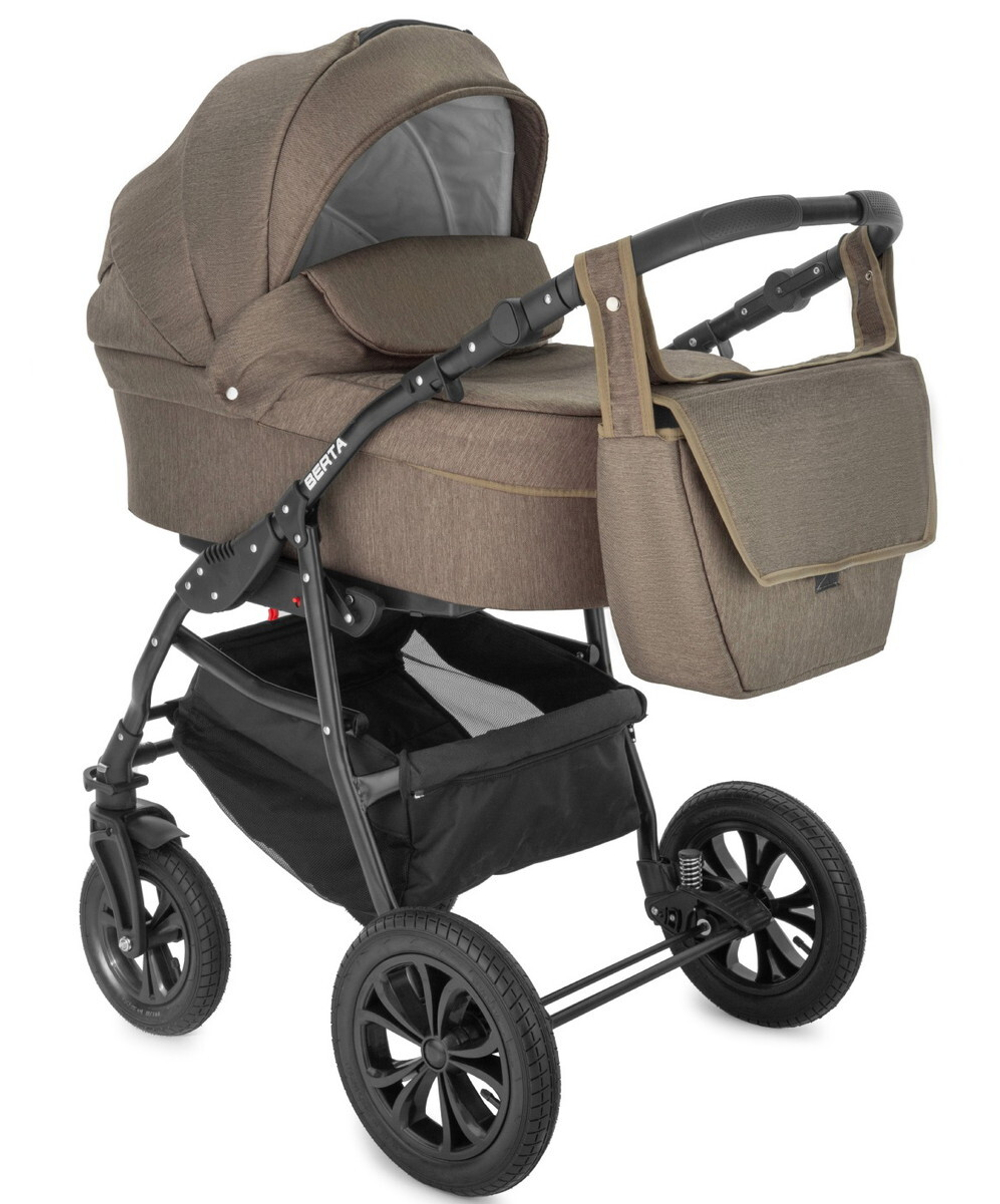 Детская коляска Alis Berta 2 в 1 Be11 св.коричневый