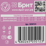 Влажный корм пауч для котят Брит BRIT PREMIUM кролик в желе, 85г