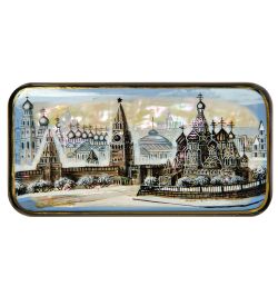 Народные промыслы ШК-55/187-B Шкатулка «Москва» исп. Маркова Т.