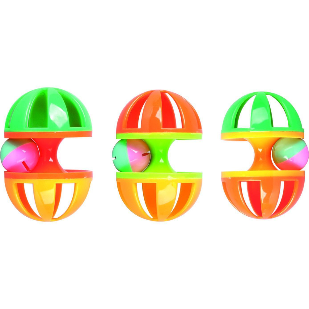 Игрушка для грызунов Flamingo Roller, размер 10x7x7см.