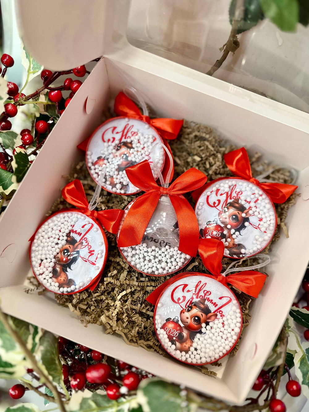 Ёлочные игрушки с фото №4502