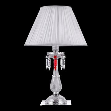 Настольная лампа Princess LG1 хром/прозрачный Crystal Lux